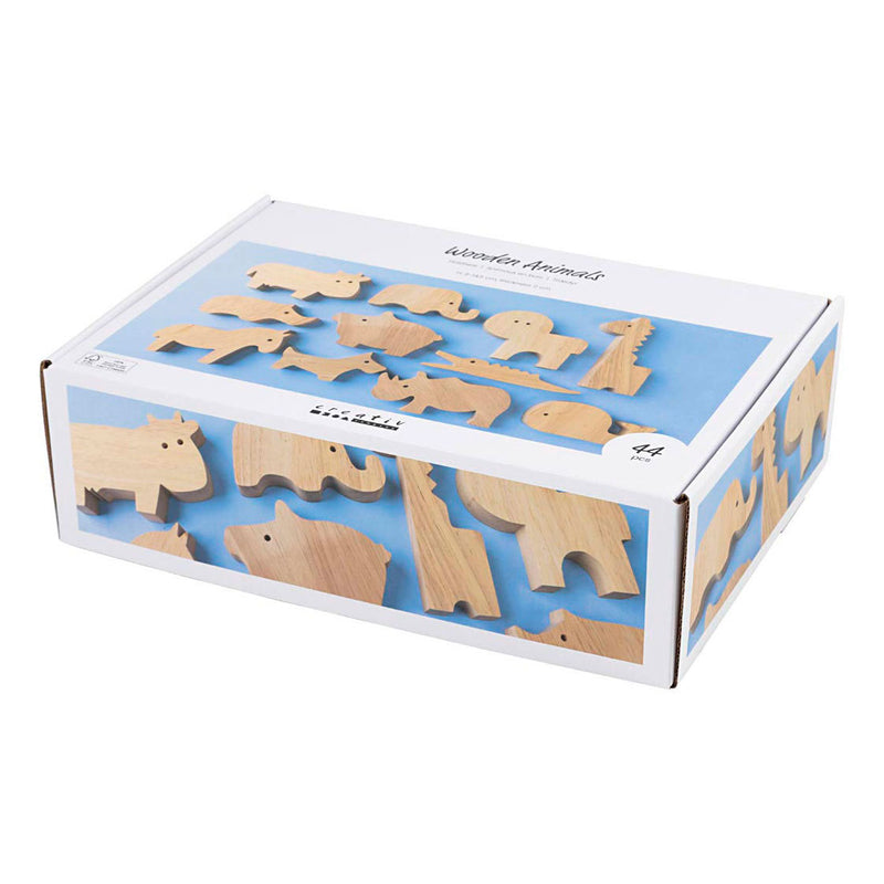 Afbeelding laden in galerijviewer, Creativ company https: www.cchobby.nl houten-dieren-boerderij-en-safari-h-3-14-5-cm-dikte-2-cm-44-stuk-1-doos