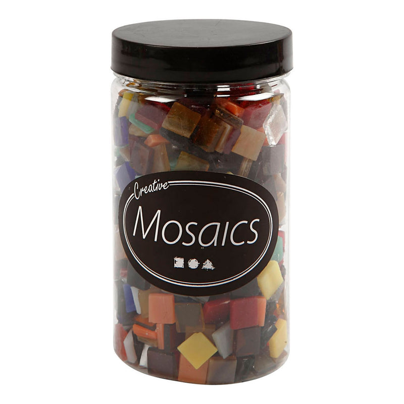 Afbeelding laden in galerijviewer, Creativ company glas mozaiek tegels 10x10mm - 700st.