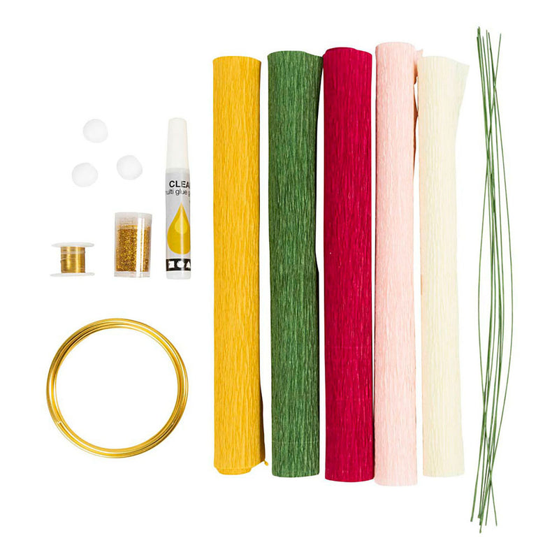 Afbeelding laden in galerijviewer, Creativ company hobbyset crepepapier krans