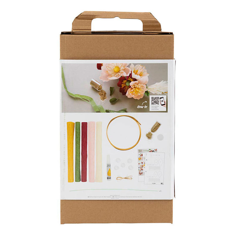 Afbeelding laden in galerijviewer, Creativ company hobbyset crepepapier krans
