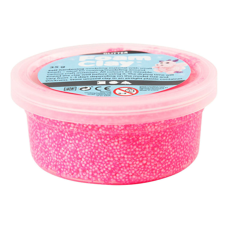 ギャラリービューアに画像をロードする, Creativ company foam clay glitter 35gr - roze