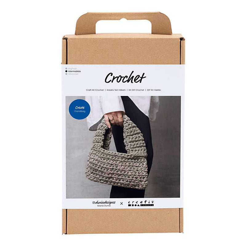 Laden Sie das Bild in Galerie -Viewer, Creativ company http: www.cchobby.nl hobbyset-haken-stoere-tas-olijfgroen-1-doos