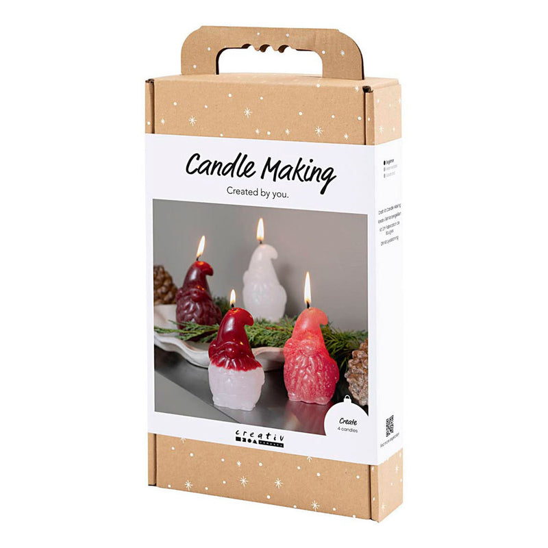 Afbeelding laden in galerijviewer, Creativ company http: www.cchobby.nl hobbyset-kaarsen-maken-kerstman-mat-transparant-rood-1-doos