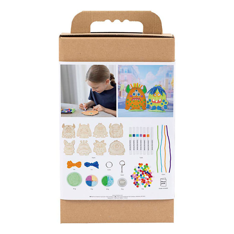 Afbeelding laden in galerijviewer, Creativ company hobbyset decoratie - 8 monsters