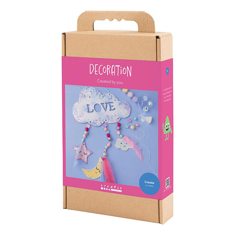 Afbeelding laden in galerijviewer, Creativ company https: www.cchobby.nl hobbyset-decoratie-wolk-maan-ster-glitterkleuren-pastelkleuren-1-doos
