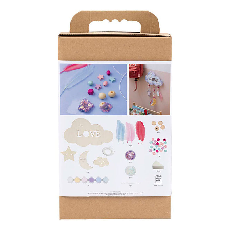 Cargue la imagen en el visor de la galería, Creativ company hobbyset decoratie - wolkje, maan en ster