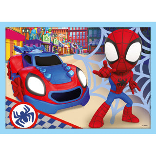 Load image into Gallery viewer, Trefl puzzel spidey and friends 4 in 1 | 2 stuks