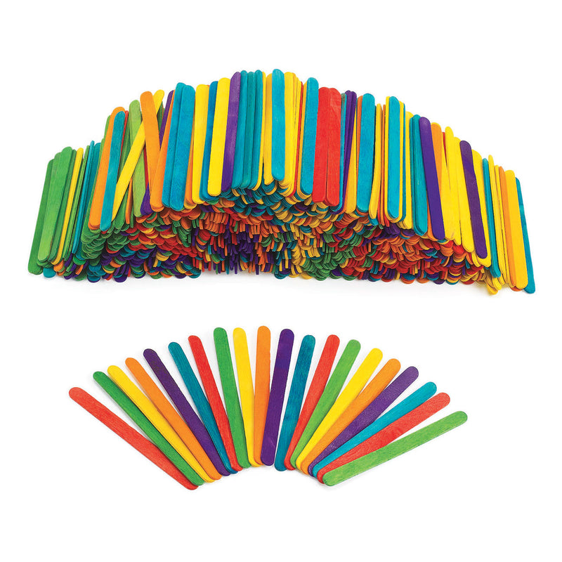 Afbeelding laden in galerijviewer, Colorations - gekleurde houten knutselstokjes, 1000st.