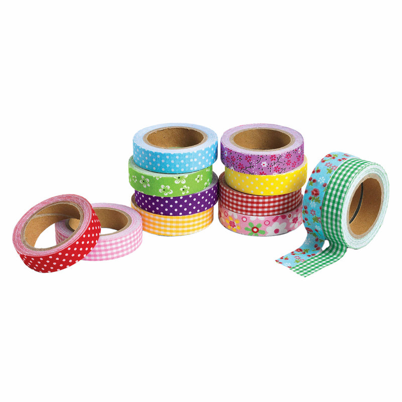 Load image into Gallery viewer, Colorations - tape stof en patronen, set van 12