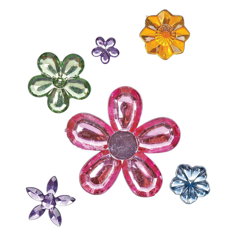 Load image into Gallery viewer, Colorations - gekleurde bloem strasstenen, 300st.
