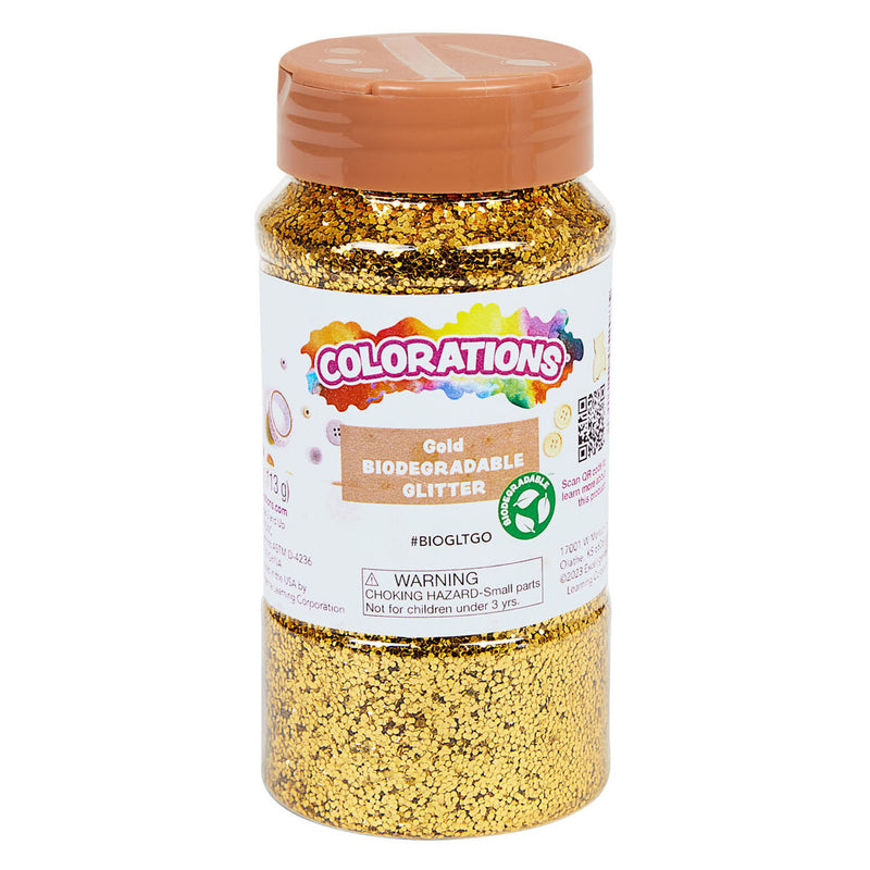 Afbeelding laden in galerijviewer, Colorations - biologische afbreekbare glitter - goud, 113 gram