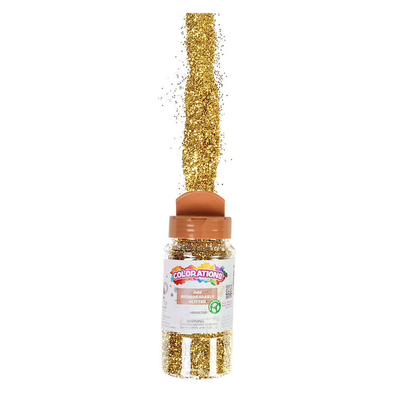 Afbeelding laden in galerijviewer, Colorations - biologische afbreekbare glitter - goud, 113 gram