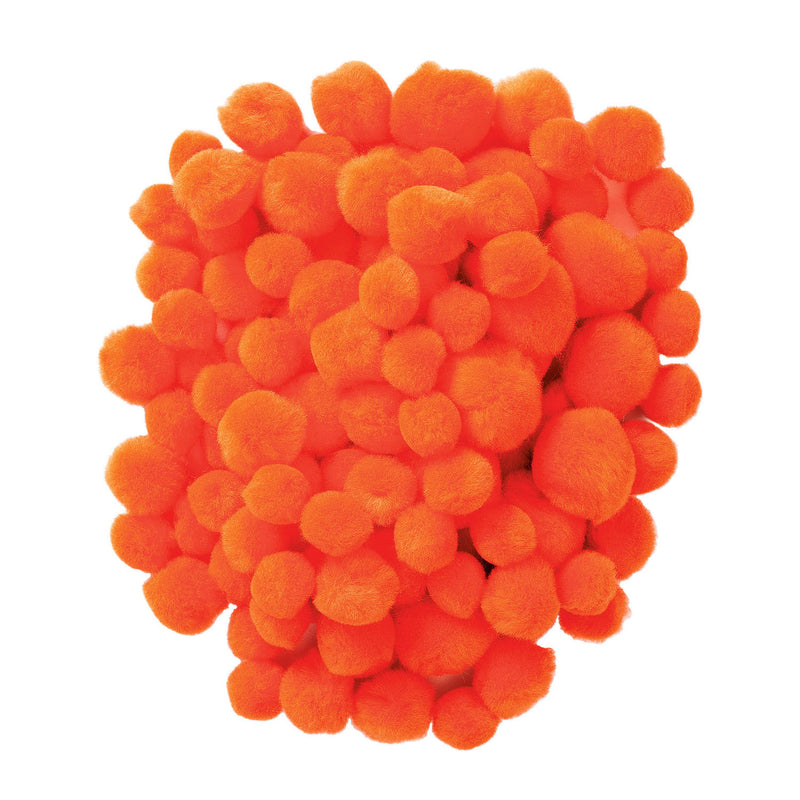 Load image into Gallery viewer, Colorations - pom poms oranje, 100st.