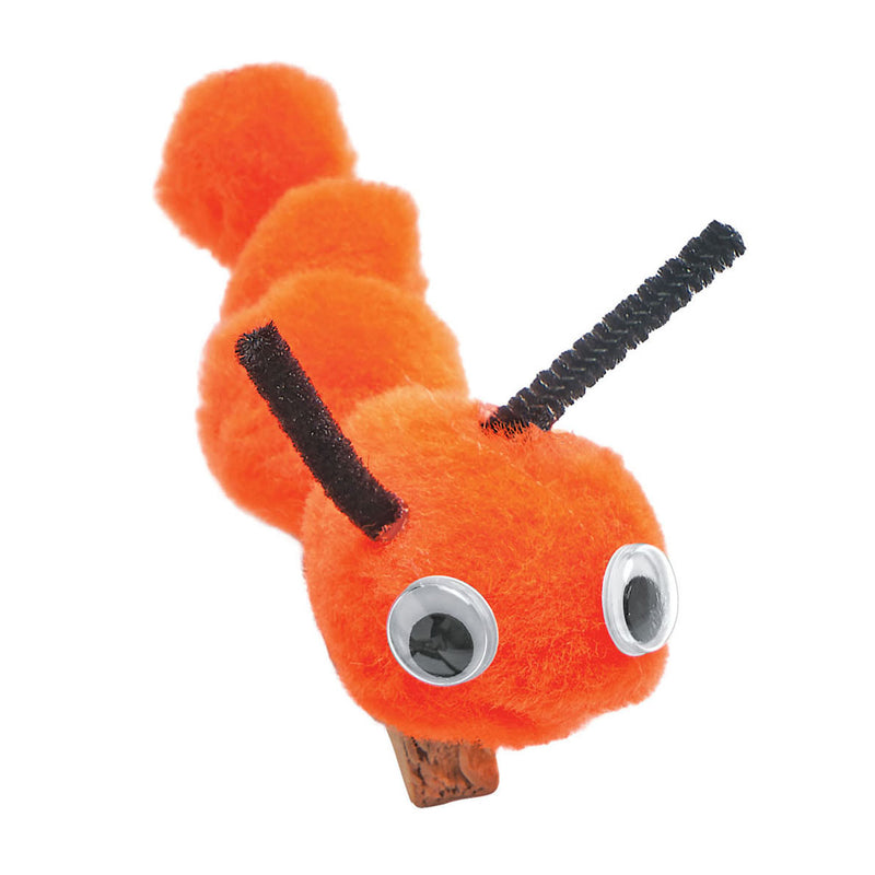 Load image into Gallery viewer, Colorations - pom poms oranje, 100st.