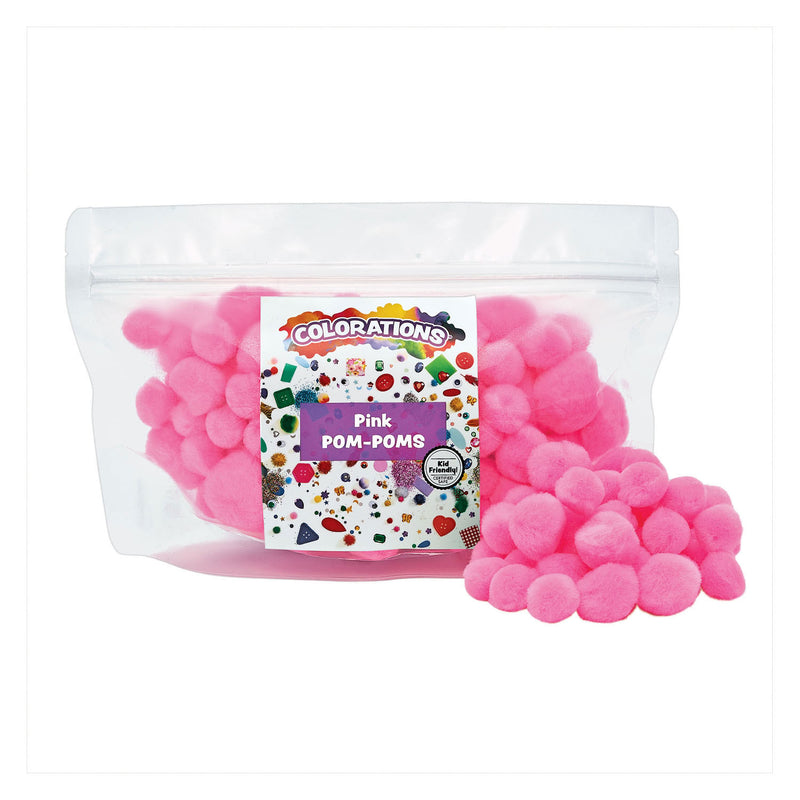 Load image into Gallery viewer, Colorations - pom poms roze, 100st.