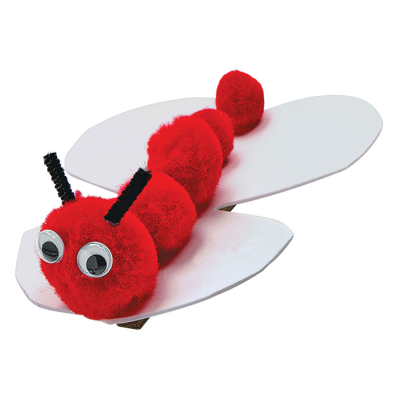Load image into Gallery viewer, Colorations - pom poms rood, 100st.