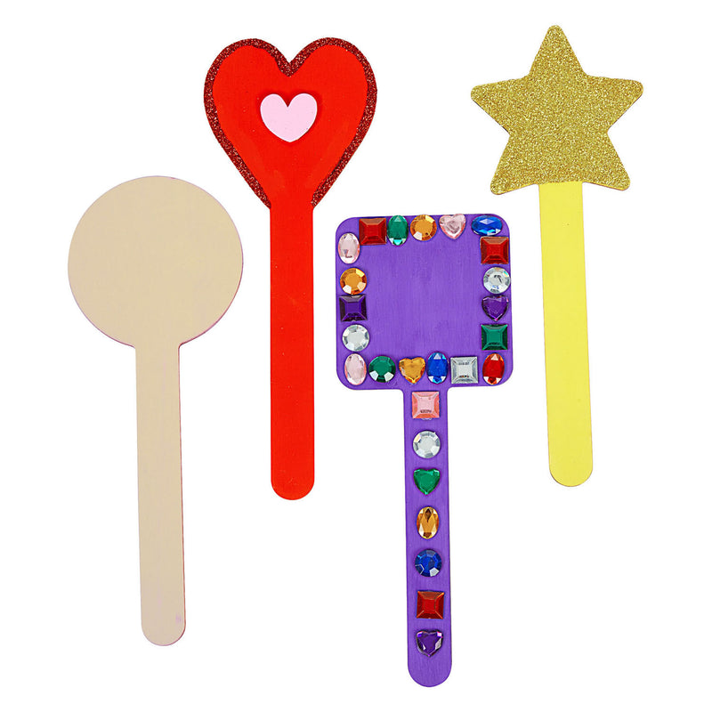 Load image into Gallery viewer, Colorations - diy houten stokvormen 4 designs, 20st.