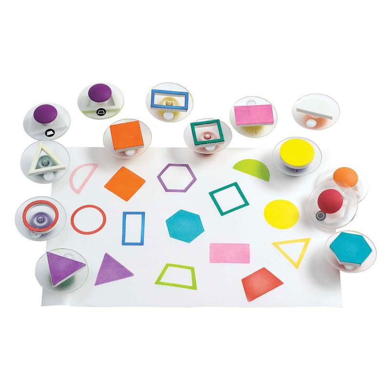 Load image into Gallery viewer, Colorations - easy grip stempels geometrisch, 14st.