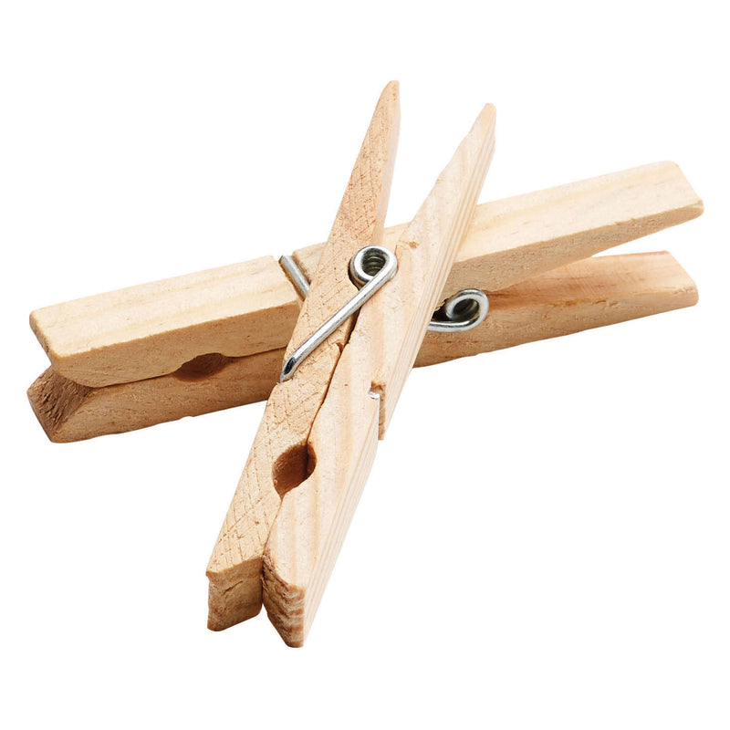 Afbeelding laden in galerijviewer, Colorations - houten wasknijpers - 48st.