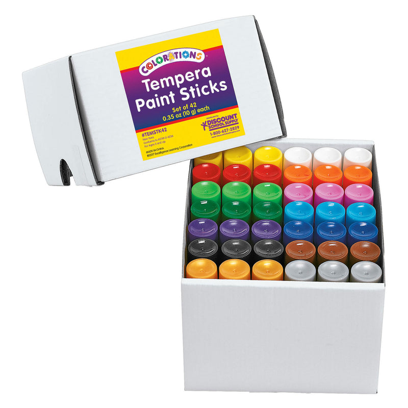 Laden Sie das Bild in Galerie -Viewer, Colorations - tempera verfsticks in 14 kleuren - 42st.