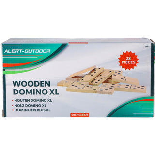 Load image into Gallery viewer, Alert outdoor spel domino xl hout 7,5 x 15 cm 7,5x15cm