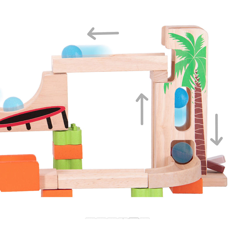 Load image into Gallery viewer, Wonderworld houten knikkerbaan flip-up track