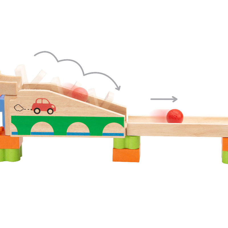 Load image into Gallery viewer, Wonderworld Houten Knikkerbaan Boost-Up Track