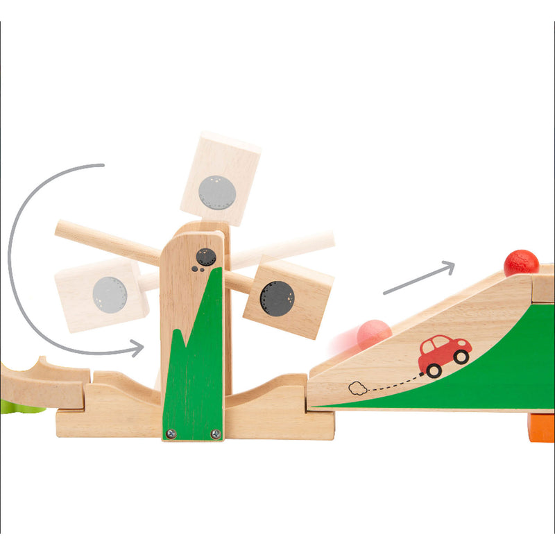 Load image into Gallery viewer, Wonderworld Houten Knikkerbaan Boost-Up Track