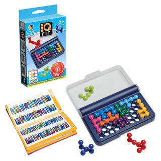 Afbeelding laden in galerijviewer, Smartgames iq fit - logisch denkspel reispuzzel - 120 opdrachten met 3d puzzelstukken - educatief solospel voor kinderen en volwassenen - vanaf 6 jaar