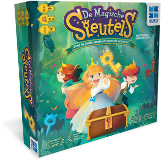 Afbeelding laden in galerijviewer, Megableu de magische sleutels - betoverend kinderspel - sprookjesachtig bordspel voor 2-4 spelers - vanaf 6 jaar - bekroond in duitsland