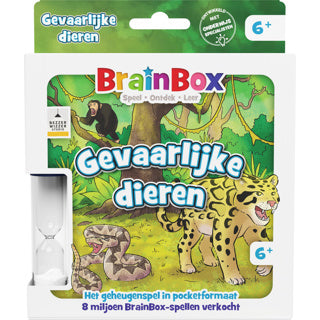 Load image into Gallery viewer, Spel brainbox pocket gevaarlijke dieren | 2 stuks