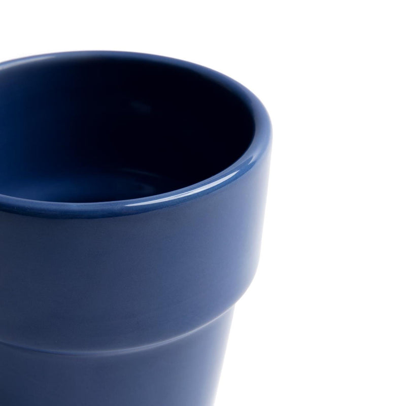 ギャラリービューアに画像をロードする, Boerenbont boerenblauw melkbeker 0,25l lichtblauw doos a 6 stuks