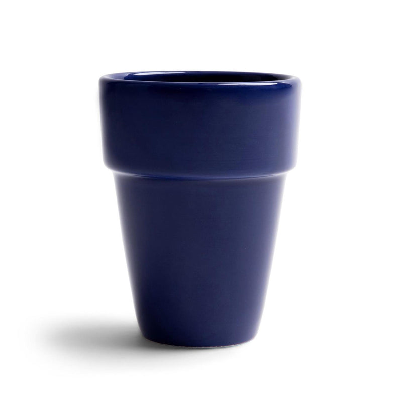 Afbeelding laden in galerijviewer, Boerenbont boerenblauw melkbeker 0,25l donkerblauw doos a 6 stuks