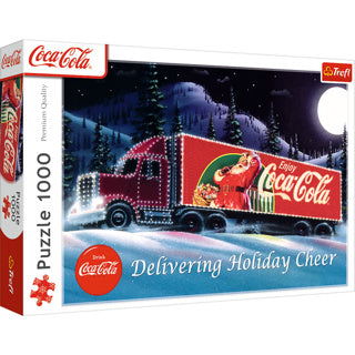 Load image into Gallery viewer, Intro puzzel coca cola kersttruck 1000 stukjes