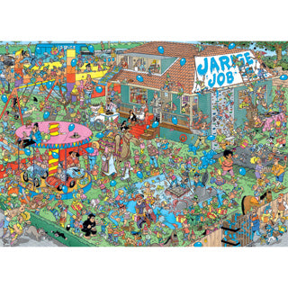 ギャラリービューアに画像をロードする, Puzzel jan van haasteren jarige job 1000 stukjes