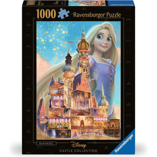 Afbeelding laden in galerijviewer, Ravensburger puzzel disney castles rapunzel - 1000 stukjes legpuzzel.