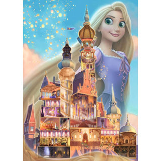 Load image into Gallery viewer, Ravensburger puzzel disney castles rapunzel 1000 stukjes
