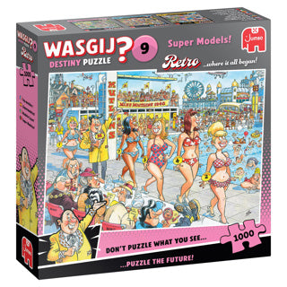 Afbeelding laden in galerijviewer, Merkloos sans marque wasgij - puzzel - retro topmodellen - 1000 stukjes