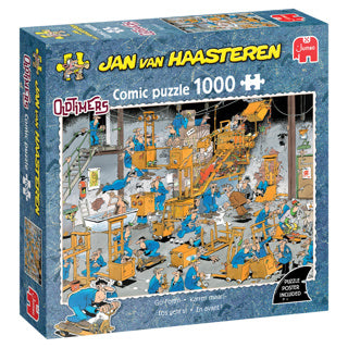 Afbeelding laden in galerijviewer, Jan van haasteren legpuzzel - oldtimers - karren maar! - 1000st.