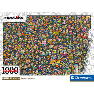 Laden Sie das Bild in Galerie -Viewer, Imp clementoni puzzel ossible mordillo | 2 stuks