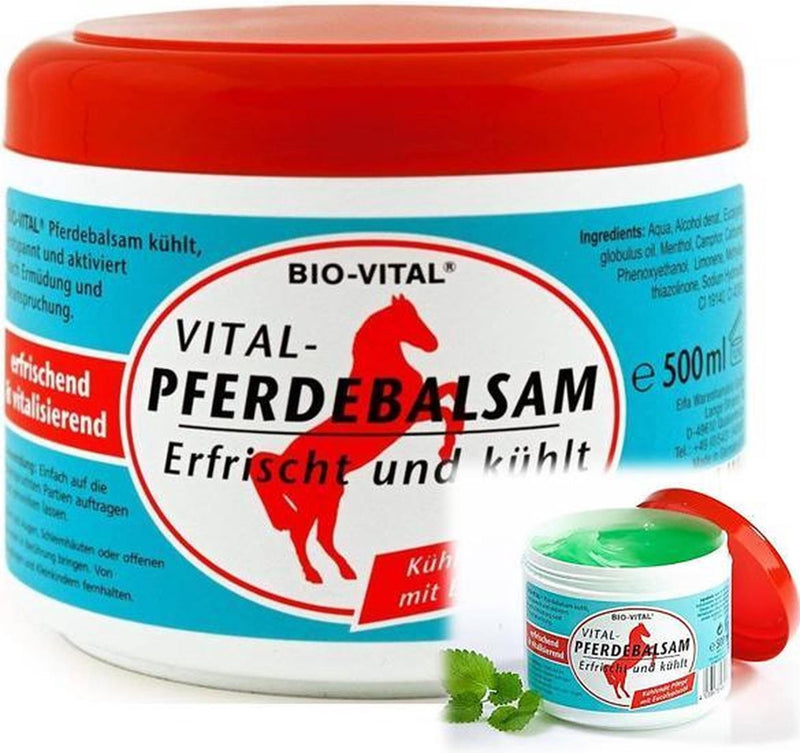 Load image into Gallery viewer, Bio-vital paardenbalsem pot a 500ml