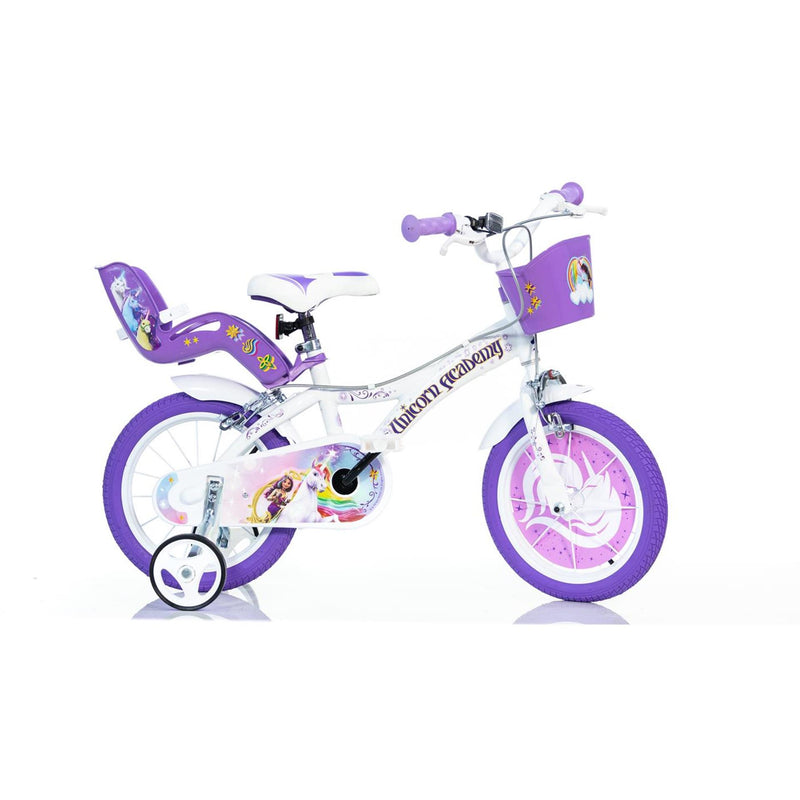 Load image into Gallery viewer, Dino bikes dino kinderfiets unicorn academy 16 inch