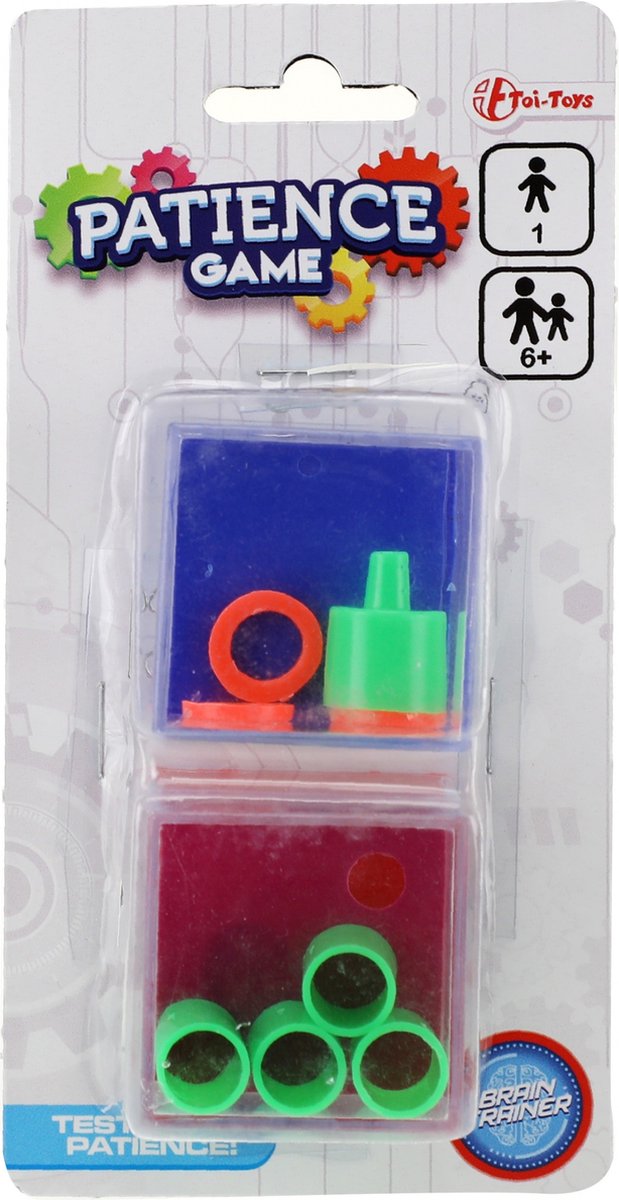 Afbeelding laden in galerijviewer, Toi-toys geduldspel fidget kubus, 2st.