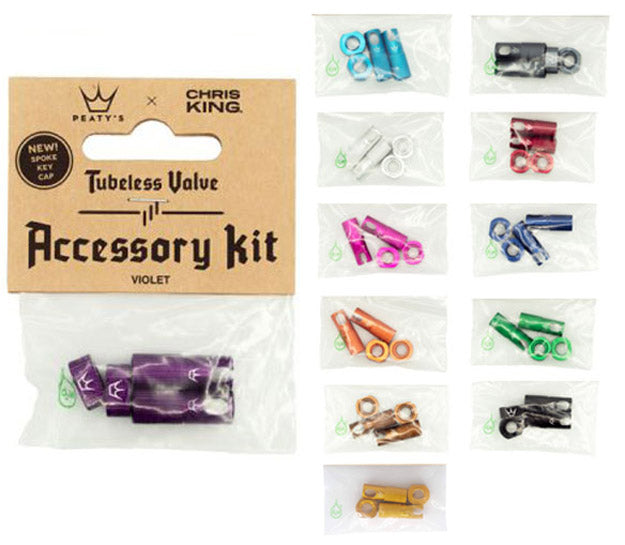 Cargue la imagen en el visor de la galería, Peaty's chris king mk2 tubeless valve accessory kit