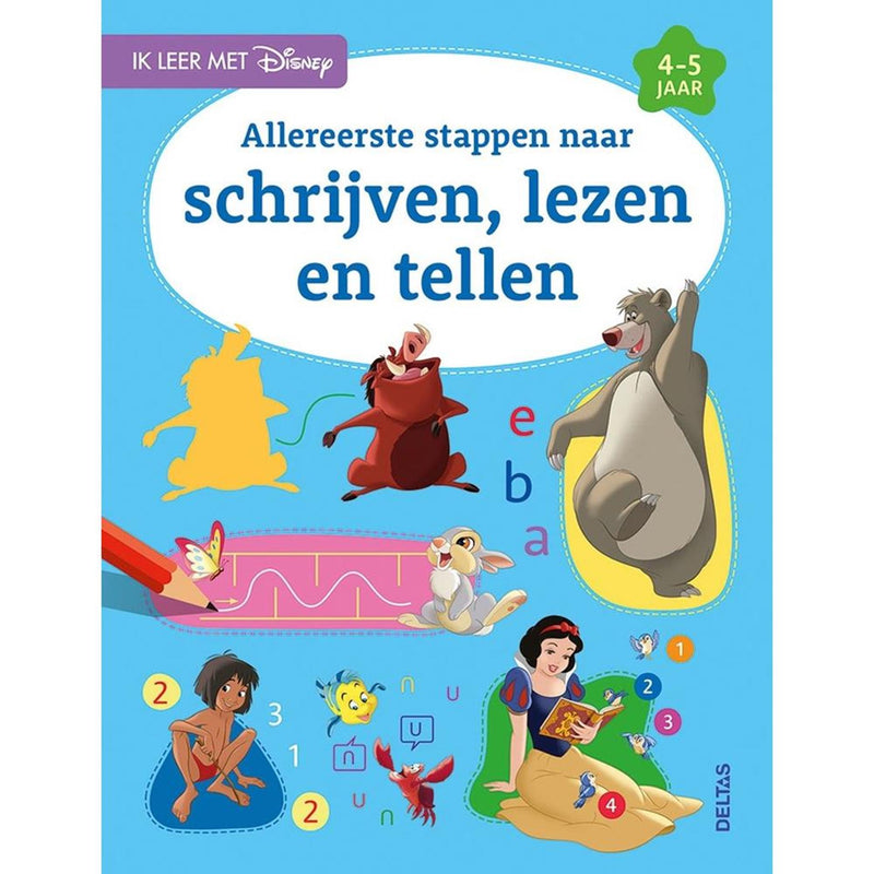 Load image into Gallery viewer, Deltas disney ik leer met - schrijven, lezen en tellen (4-5 j.)