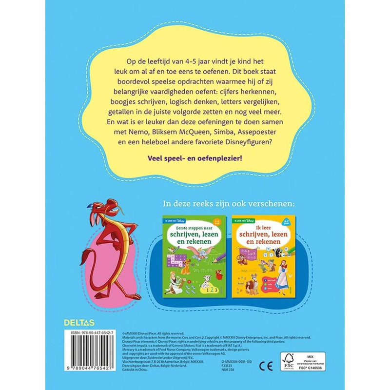 Load image into Gallery viewer, Deltas disney ik leer met - schrijven, lezen en tellen (4-5 j.)
