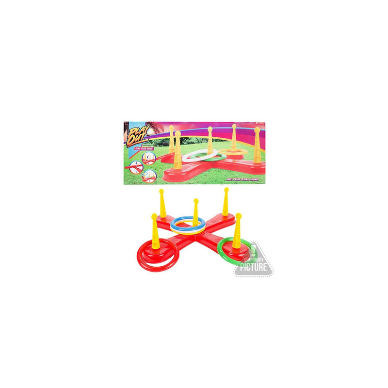 Chargez l'image dans la visionneuse de la galerie, Toi-toys play out ringwerpspel met 5 ringen
