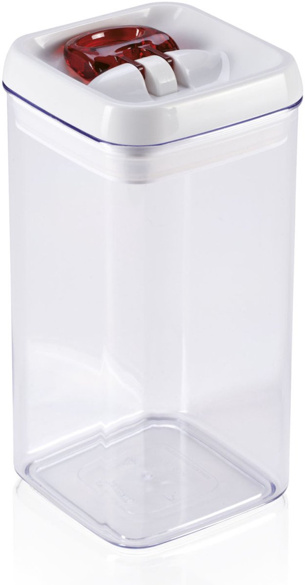 Afbeelding laden in galerijviewer, Leifheit fresh easy - voorraaddoos vierkant - 1,2 liter - wit