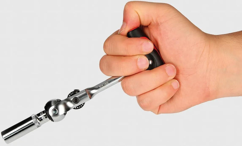 Load image into Gallery viewer, Ks tools umschaltknarre modifix mini articulated ratchet 1 4 .