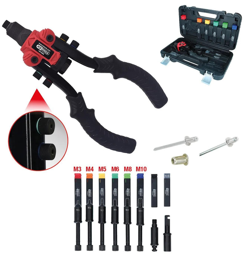 Load image into Gallery viewer, Ks tools zangensatz 3 in 1 3 in 1 hand riveters set anz. parts 15